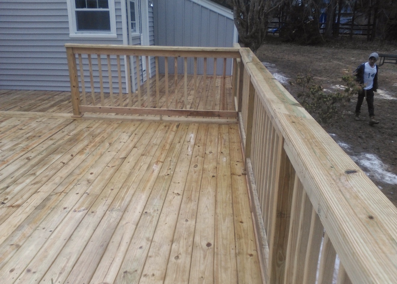 Custom deck construction in Connecticut by 3VS Construction